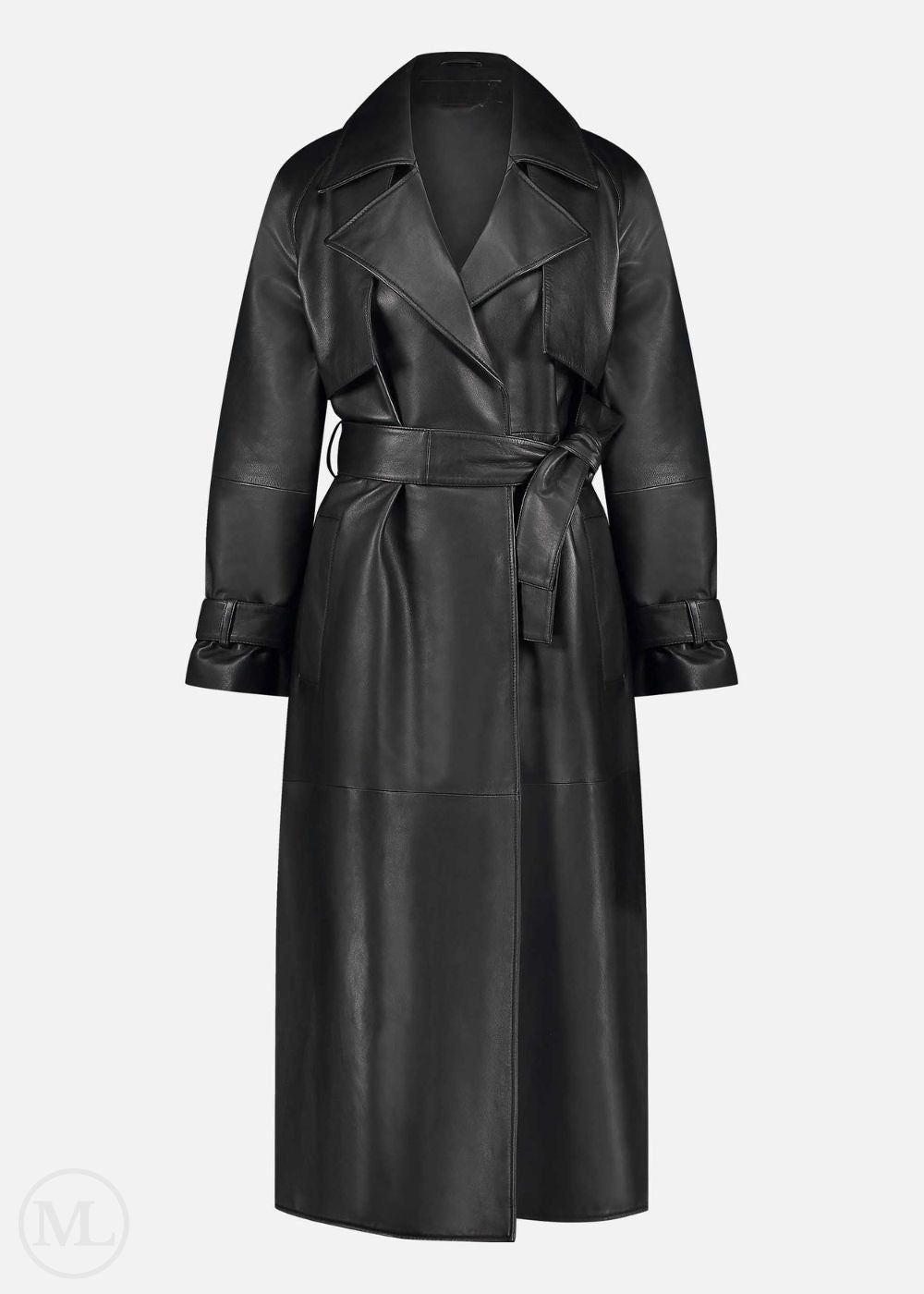 Aria - Women's Leather Trench Coat